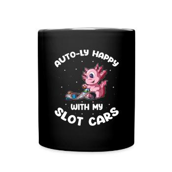 Course de voitures à sous pour voitures de machines à sous et voitures RC - Mug uni - noir - Devant