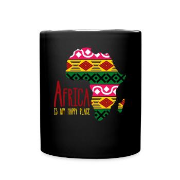 Afrique Vêtements Africains - Mug uni - noir - Devant