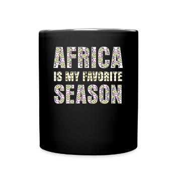 Afrique Africaine - Mug uni - noir - Devant