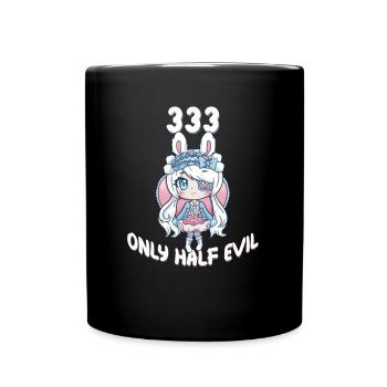 front 26381654710622632 - Tasse einfarbig - Schwarz - Vorne