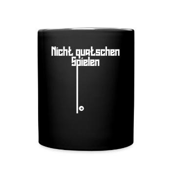 Poolbillard Billard Queue Snooker - Tasse einfarbig - Schwarz - Vorne