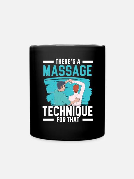 Il existe une technique de massage pour ce thérapeute - Mug uni - noir
