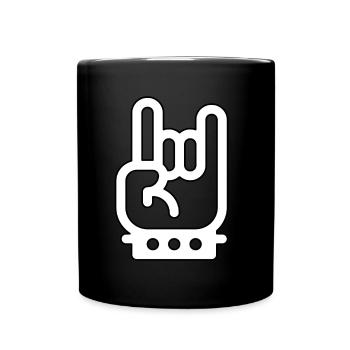 Metalleux - Mug uni - noir - Devant