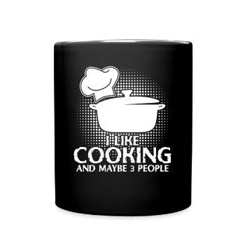 Cuisine de cuisine Chapeau de chef - Mug uni - noir - Devant