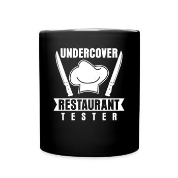 Testeur de restaurant Restaurant Essen - Mug uni - noir - Devant