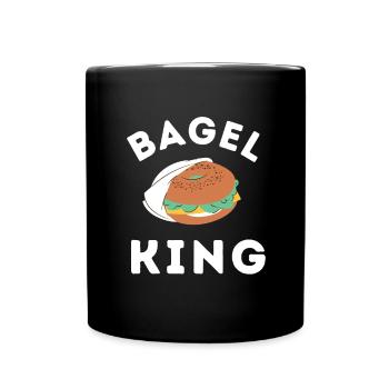 Sesame Bagel New York Jewish Deli - Tasse einfarbig - Schwarz - Vorne