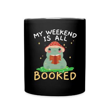 Das Buch war besser Lesen Bücher Buch Lesen - Tasse einfarbig - Schwarz - Vorne