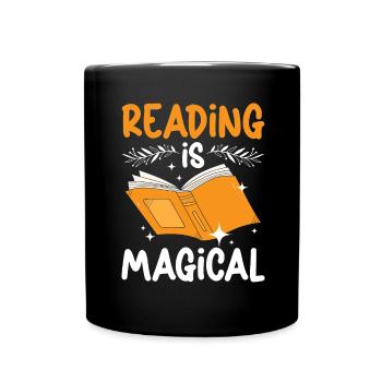 Ein Buch, das es wert ist, verboten zu werden, ist - Tasse einfarbig - Schwarz - Vorne