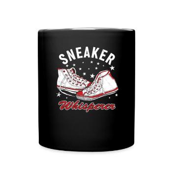"Sneaker Whisperer" Sneaker -Sammler -Sneaker - Tasse einfarbig - Schwarz - Vorne