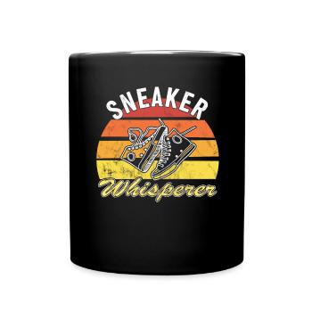 "Sneaker Whisperer" Sneaker -Sammler -Sneaker - Tasse einfarbig - Schwarz - Vorne