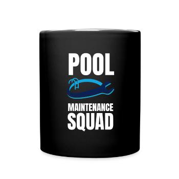 Pool Guy Maintenance And Swimming Pool Cleaner - Tasse einfarbig - Schwarz - Vorne