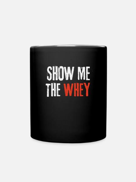 Show The Whey Protein Powder - Tasse einfarbig - Schwarz