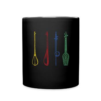 Bouzouki Irlandais Instrument Grec - Mug uni - noir - Devant