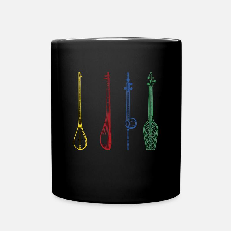 Irish Bouzouki Instrument Greek - Tasse einfarbig - Schwarz
