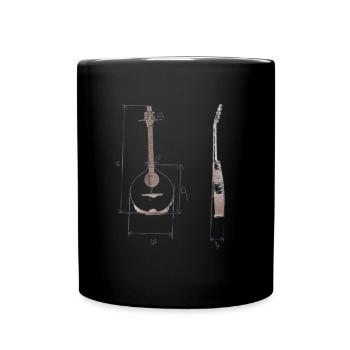 Bouzouki Irlandais Instrument Grec - Mug uni - noir - Devant