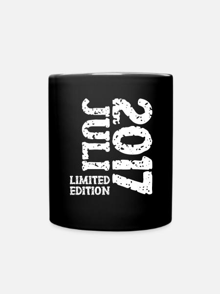 2017 Juli Limited Edition Geburtstag Geschenk - Tasse einfarbig - Schwarz