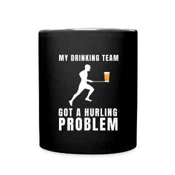 Irish Dublin Hurling - Tasse einfarbig - Schwarz - Vorne