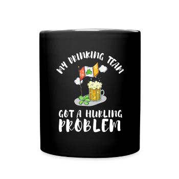 Irish Dublin Hurling - Tasse einfarbig - Schwarz - Vorne