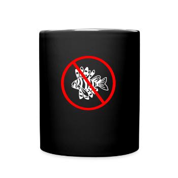 Lionfish Save The Reef Eat Lionfish Spearfishing - Tasse einfarbig - Schwarz - Vorne