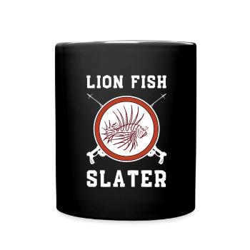 Lionfish Save The Reef Eat Lionfish Spearfishing - Tasse einfarbig - Schwarz - Vorne