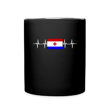 Russian Flag - Mordovia - Full Colour Mug - black - Front