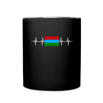 Russian Flag - Karelia - Full Colour Mug - black - Front