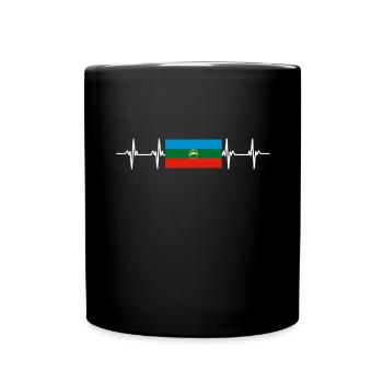 Russian Flag - Karachay-Cherkessia - Full Colour Mug - black - Front