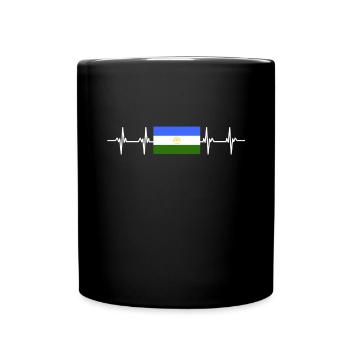 Russian Flag - Bashkortostan - Full Colour Mug - black - Front