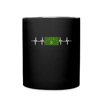 Russian Flag - Adygea - Full Colour Mug - black - Front