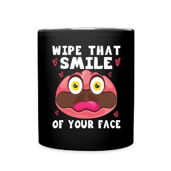 Costume de Blobfish - Visage de poisson Blob laid - - Mug uni - noir - Devant
