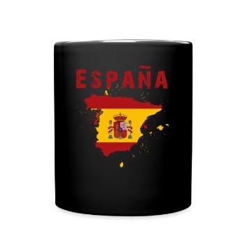 Spain Spanish Holidays - Full Colour Mug - black - Front