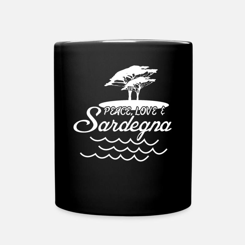 Sardinien Strand Sardegna Sardinia - Tasse einfarbig - Schwarz