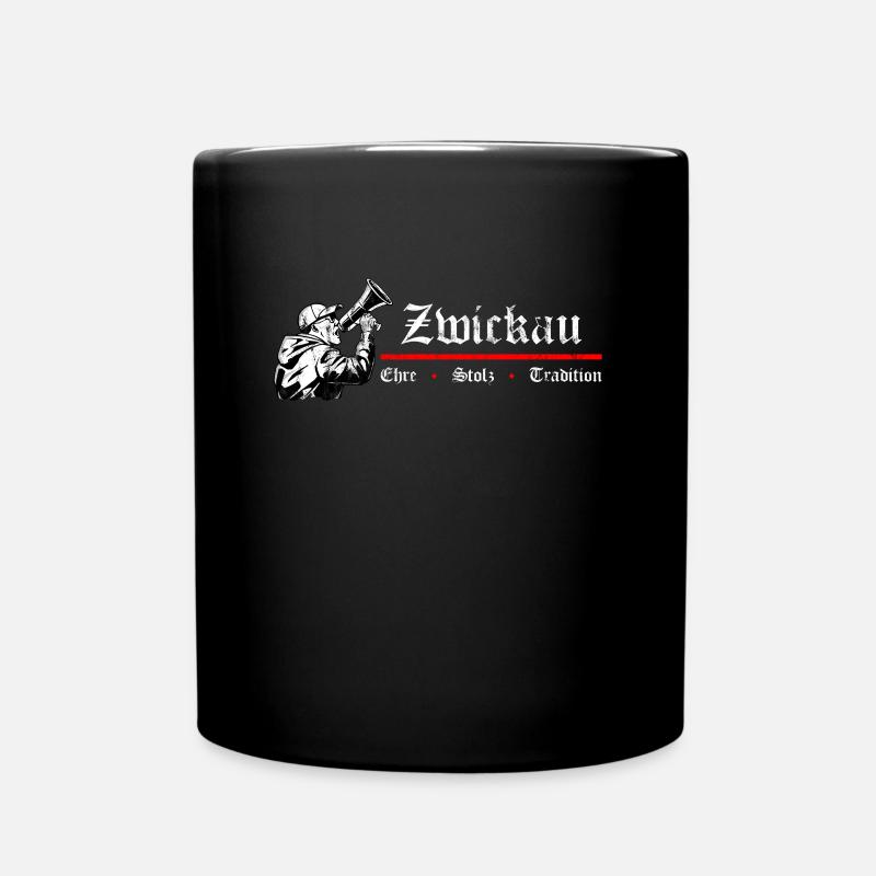 Zwickau Ehre Stolz Tradition - Tasse einfarbig - Schwarz