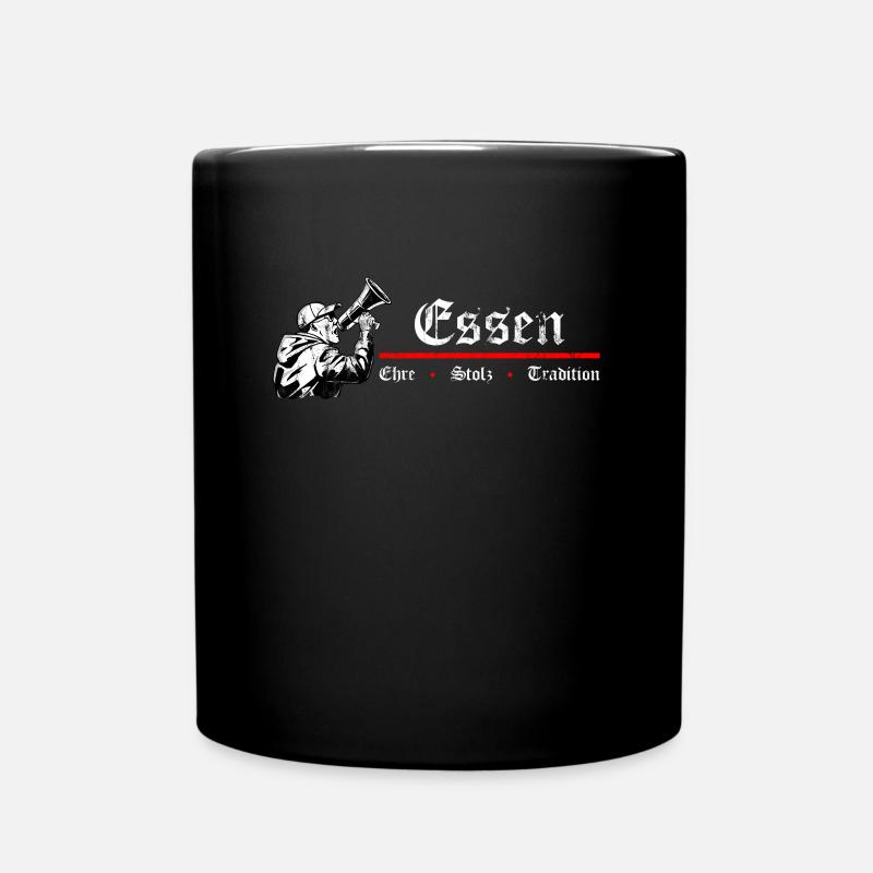 Essen Ehre Stolz Tradition - Tasse einfarbig - Schwarz