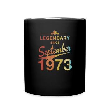 50e anniversaire Légendaire Septembre 1973 Volume 73 - Mug uni - noir - Devant
