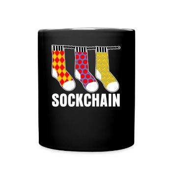 Admin Programmierer Computer - Tasse einfarbig - Schwarz - Vorne