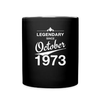 50e anniversaire Légendaire Octobre 1973 Volume 73 - Mug uni - noir - Devant