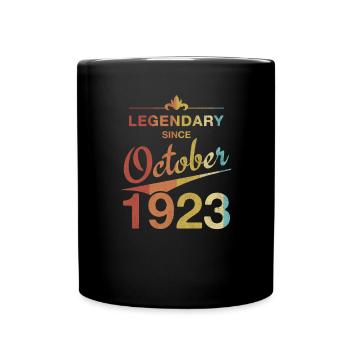 100 Birthday Legendary October 1923 Volume 23 - Full Colour Mug - black - Front