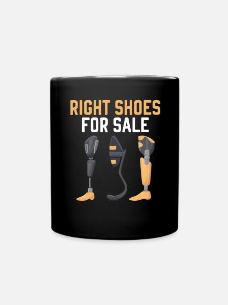 Right Shoes for Sale Disability Funny Amp - Full Colour Mug - black