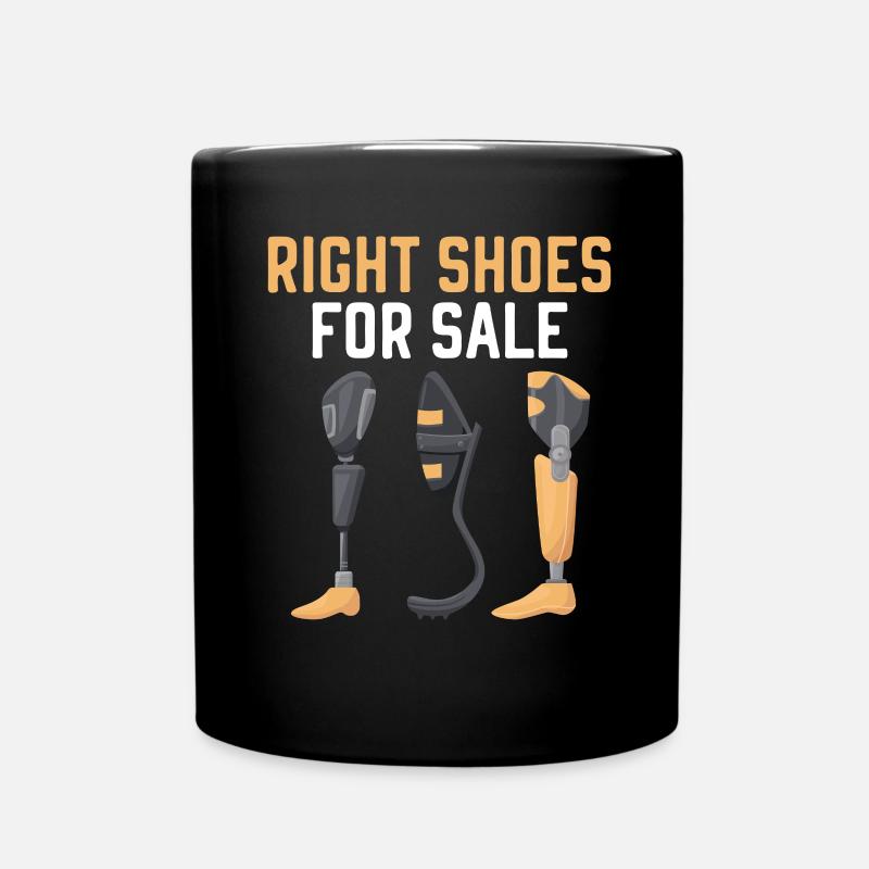 Right Shoes for Sale Disability Funny Amp - Full Colour Mug - black