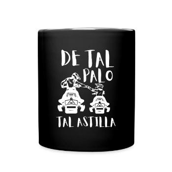Tel Père Tel Fils Motoneige Cross Sport - Tasse einfarbig - Schwarz - Vorne