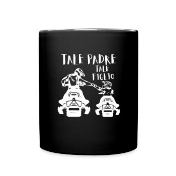 Tel Père Tel Fils Motoneige Cross Sport - Tasse einfarbig - Schwarz - Vorne