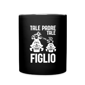 Tel Père Tel Fils Motoneige Cross Sport - Tasse einfarbig - Schwarz - Vorne