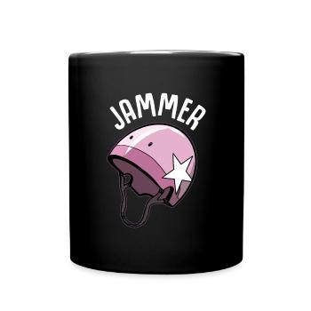 ROLLER DERBY Jammer - Tasse einfarbig - Schwarz - Vorne