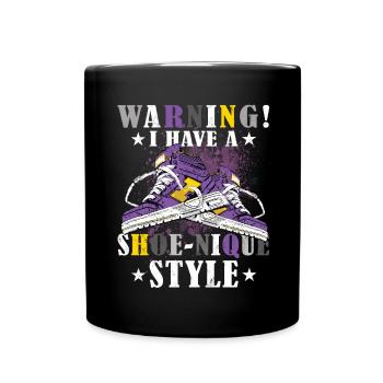 Funny sneaker collector - sneakers - Mug uni - noir - Devant