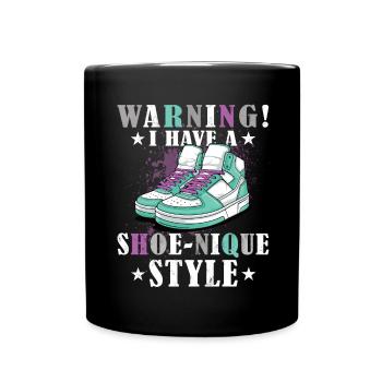 Funny sneaker collector - sneakers - Mug uni - noir - Devant