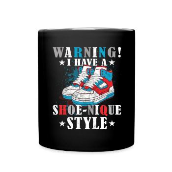 Funny sneaker collector - sneakers - Mug uni - noir - Devant