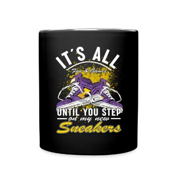 Funny sneaker collector - sneakers - Mug uni - noir - Devant