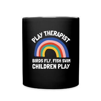 Play Therapist - Recreational Therapy Therapist RT - Tasse einfarbig - Schwarz - Vorne