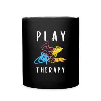 Play Therapist - Recreational Therapy Therapist RT - Tasse einfarbig - Schwarz - Vorne